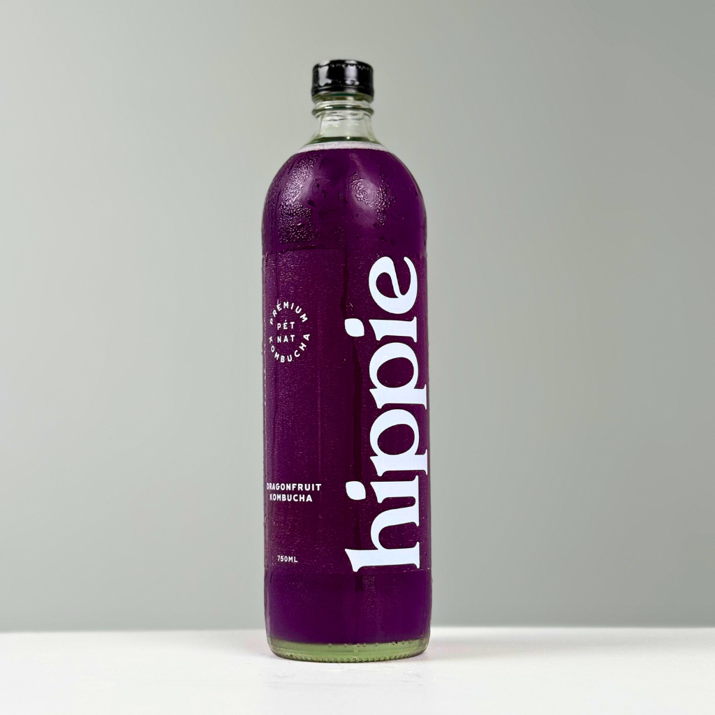 Hippie Kombucha Dragon Fruit 750 ml – Case of 6