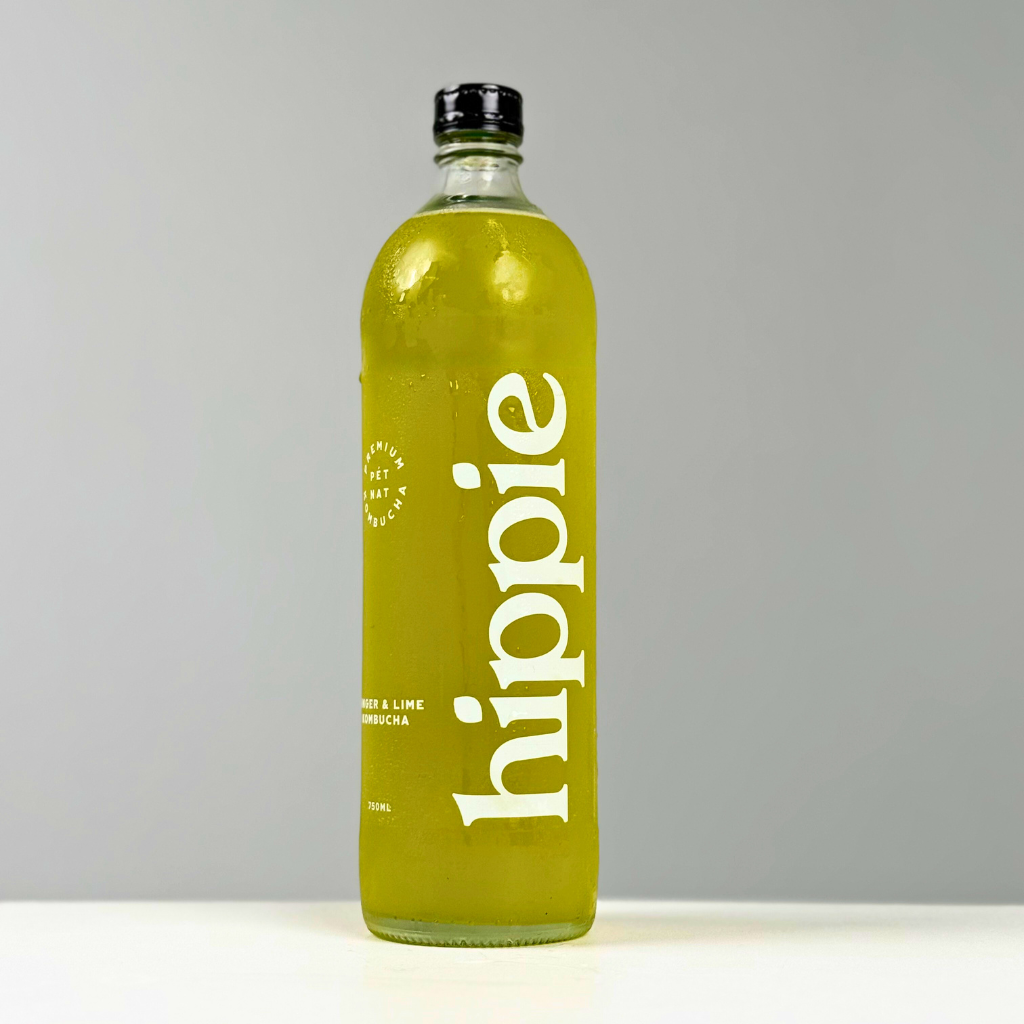 Hippie Kombucha Ginger & Lime 750 ml – Case of 6