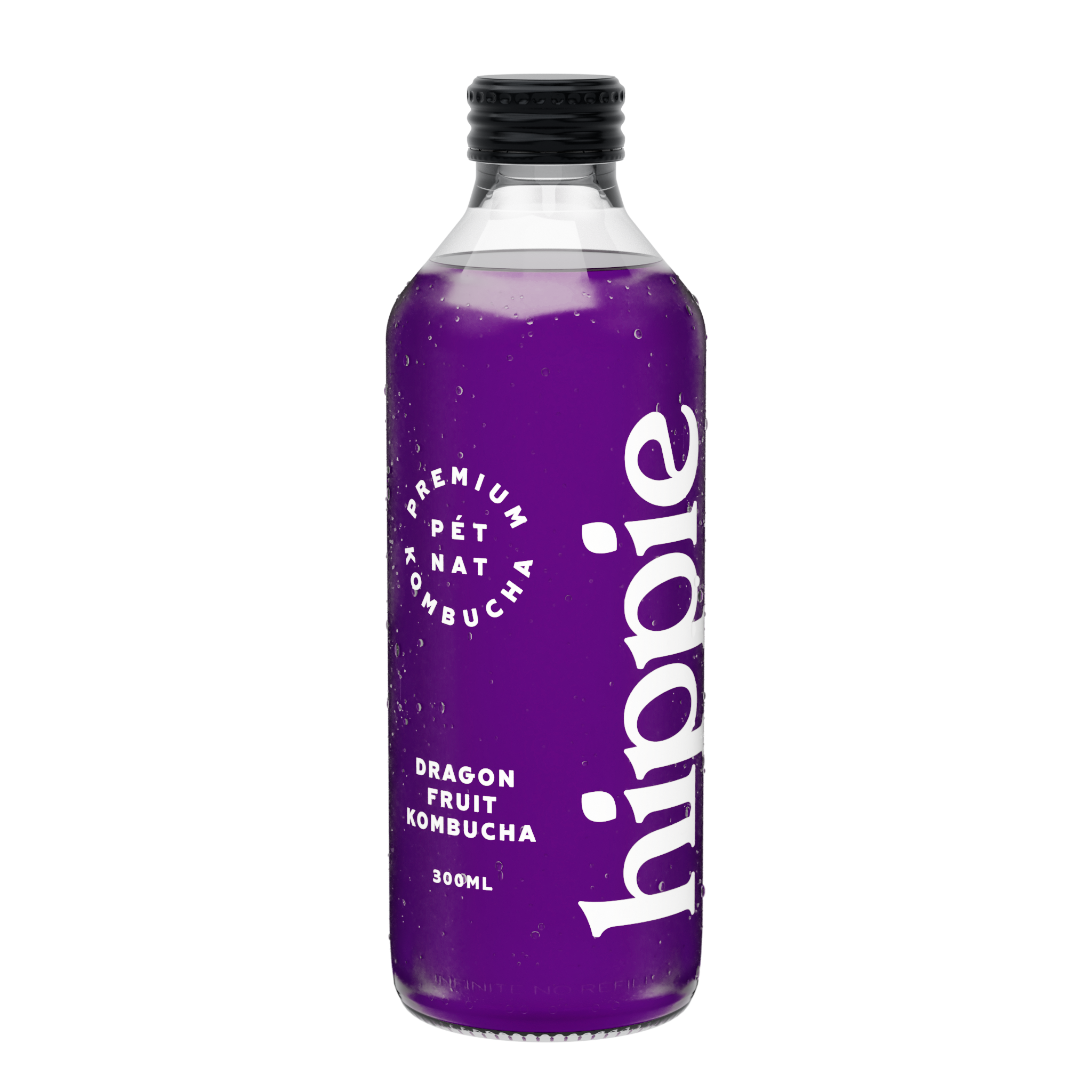 Hippie Kombucha Dragon Fruit 300 ml bottle