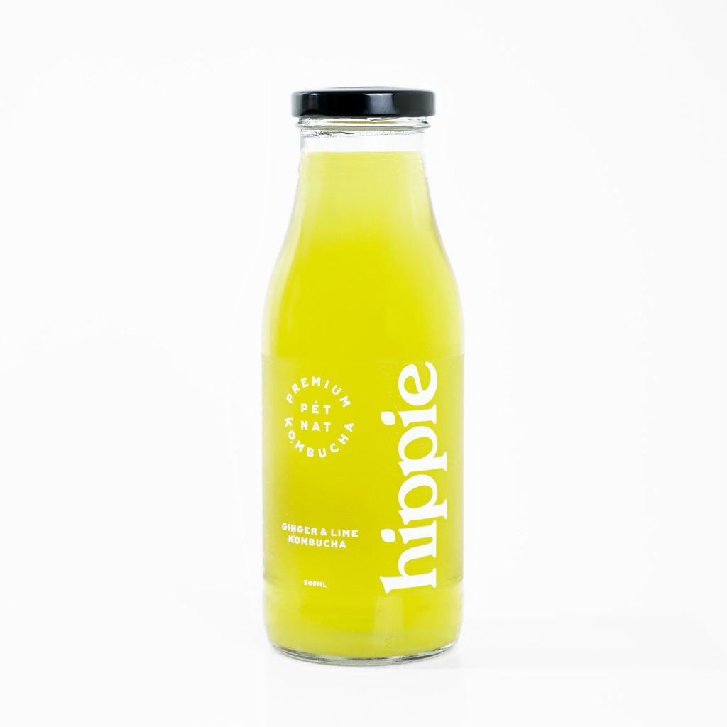 Ginger & Lime - 6 Pack (500ml)  Local Organic Kombucha